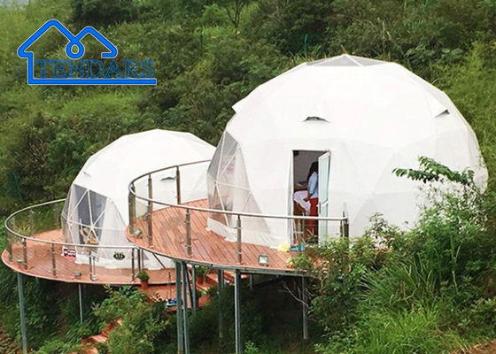 Vente à chaud à la mode Tente de luxe transparente sur mesure Tente géodésique à dôme Tente Glamping Tentes de safari