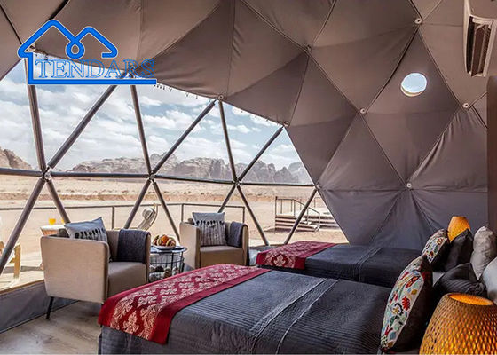 Hôtel de design neuf Tente de glamping en polycarbonate, préfabriquée modulaire, PC, maison pour le complexe.