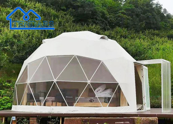 Accepter chaud sur mesure imperméable à l'eau Tente de camping transparente Tente de dôme géodésique ovale