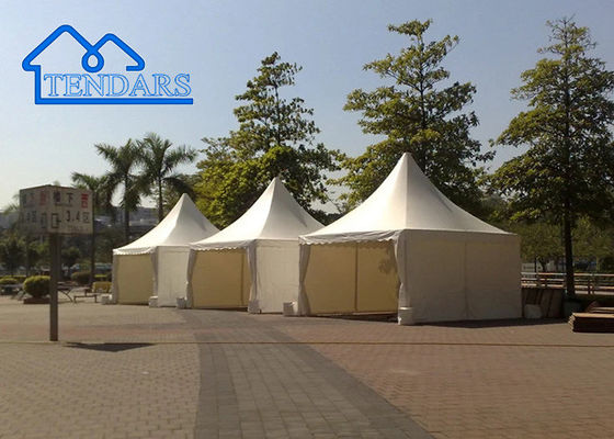Nouveau design d'extérieur en alliage d'aluminium Petite tente de pagode couverte en PVC Pour la fête de mariage Prix pas cher