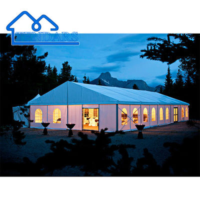 Rassemblement familial Fête Marquee Tentes Cadre galvanisé Tissu en PVC Structure de canopée transparente