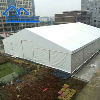 Tente de stockage d'entrepôt préfabriquée de grande taille en aluminium