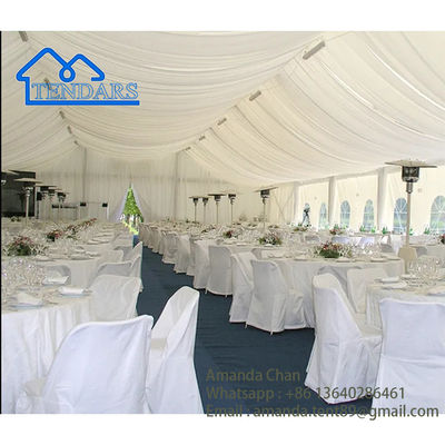 Luxe personnalisé,blanc,gris,transparent en extérieur Événement blanc Grandes tentes pour les fêtes de mariage et autres événements