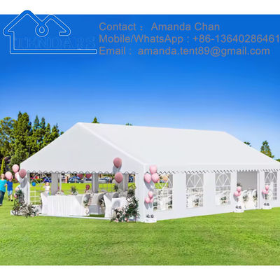 Tente blanche de chapiteau d'alliage d'aluminium de grande capacité quatre saisons pour l'événement de fête grande tente de chapiteau d'événement de mariage