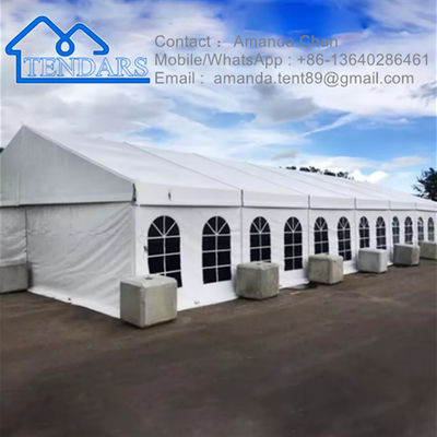Tente blanche durable de chapiteau de noce d'église pour l'hôtel/événement extérieur/tente de chapiteau d'événement d'expositions Ect