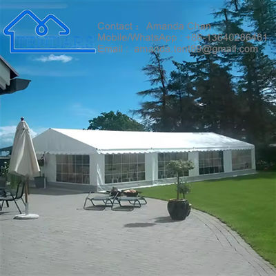 Tente de chapiteau personnalisée blanche moderne, auvent de salon commercial, tente de fête de mariage en plein air, tente de chapiteau d'événement