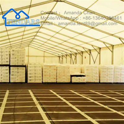 Grand prix d'usine personnalisé entrepôt temporaire en aluminium Tentes d'entrepôt pour le stockage