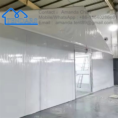 Vente de tentes de stockage industriel pour bâtiment temporaire en alliage d'aluminium étanche
