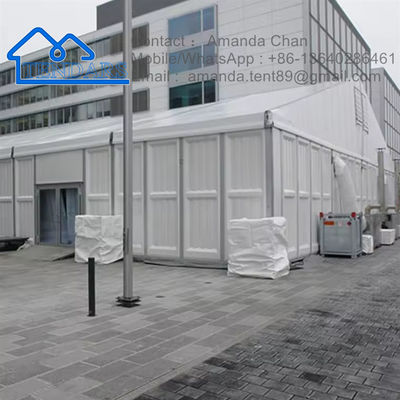 Meilleur prix Tente d'entrepôt en aluminium en acier sandwich pour le stockage avec porte personnalisée