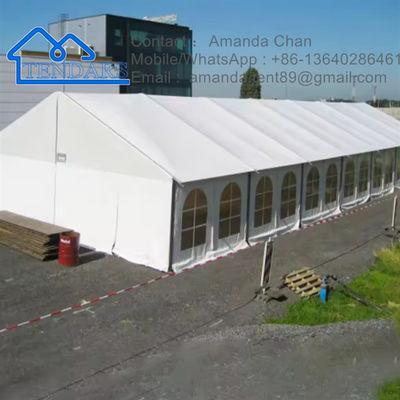Tente de luxe structure en PVC imperméable avec cadre en alliage d'aluminium pour les fêtes de mariage événements à vendre