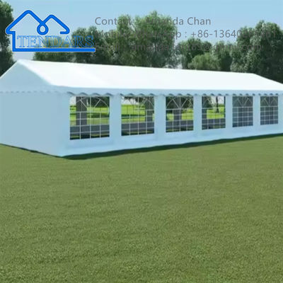 Structure extérieure d'auvent d'événement de partie de tente de chapiteau de mariage de cadre en aluminium de luxe blanc