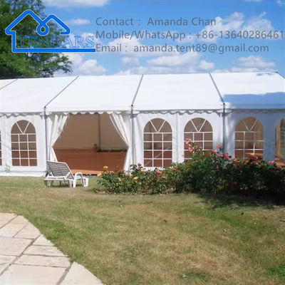 Blanc personnalisé de grande capacité en alliage d'aluminium Marquee Party Event Grande tente de mariage