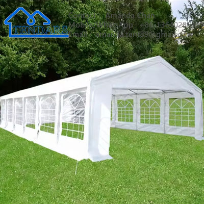 Facile à installer Tente de soirée de mariage blanche pour soirée, mariage, événement