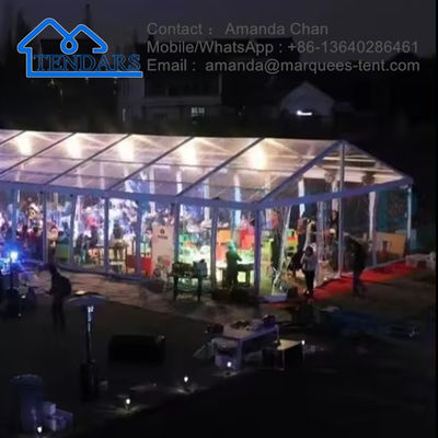 Tentes de soirée de mariage claires Tentes de soirée de soirée lourdes pour les fêtes en plein air
