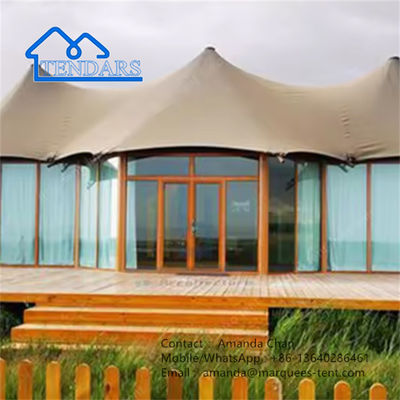 Résistant aux rayons UV Maison de camping moderne Tente Resort Hôtel Tente Pour Glamping Resort