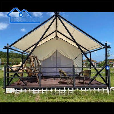 fournisseur professionnel grande tente imperméable à l'eau de luxe camping resort hôtel safari