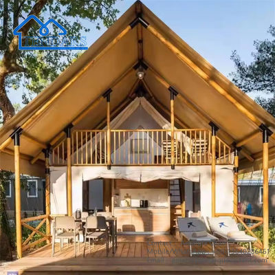 Hôtel en extérieur étanche à l'eau grande tente de safari Safari de luxe avec salle de bains