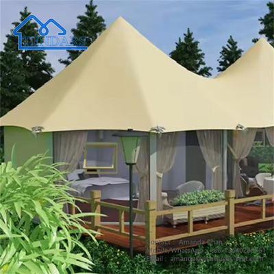 Structure galvanisée en extérieur imperméable à l'eau Camping Hôtel Tente Pour Resort