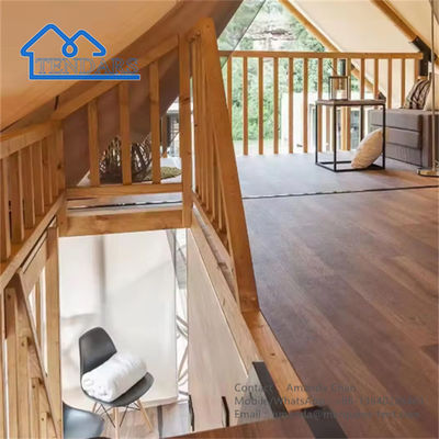 Fabrique Tentes de safari Glamping extérieur Tentes de toile Glamping avec salle de bains pour la maison