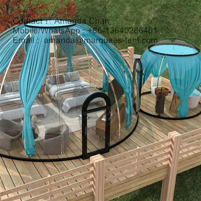 Tente à dôme transparente Tente à dôme à dôme personnalisée Tente à dôme glamping
