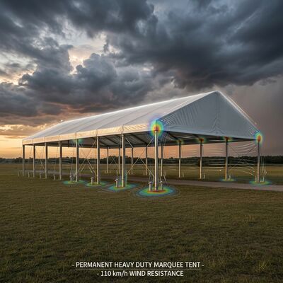 Chapiteau Transparent en PVC série L, 30x45m, tente de fête, toit Transparent, réception de Cocktail VIP