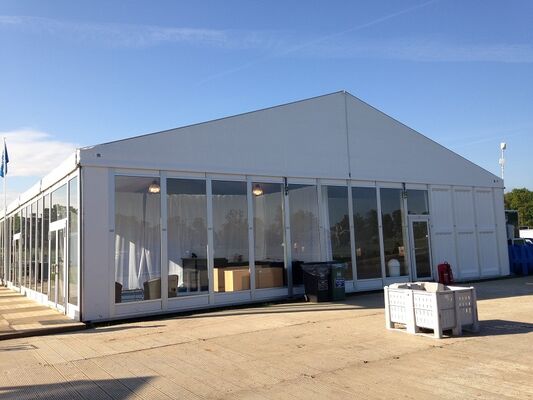 28x40m Glass Wall Panels M Series Clear Span Marquee Party Tent Tempered Glass Walls Outdoor Wedding Reception