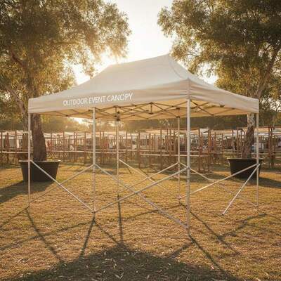 Tente de fête pliante portable Tente de ciseaux en aluminium Cadre de mise en place rapide Canopy d'événement du marché australien en plein air