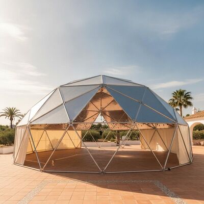 Toit réfléchissant de tente de chapiteau de fête en aluminium avec protection UV de qualité supérieure pour les événements extérieurs d'été espagnols