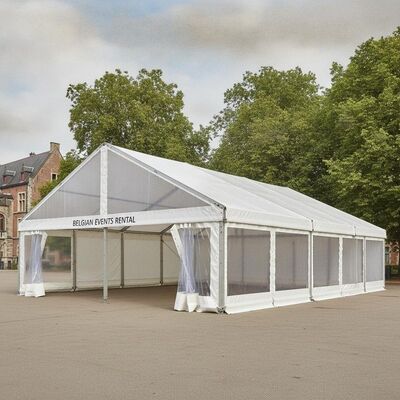 Tente en aluminium imperméable à l'eau pour les fêtes en PVC pour les événements en plein air en Belgique