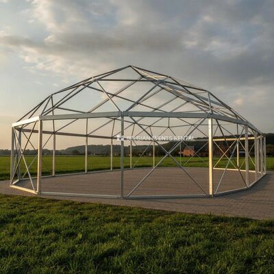 Tente de chapiteau de fête en aluminium multi-saisons, cadre tout climat pour les événements belges de location toute l'année
