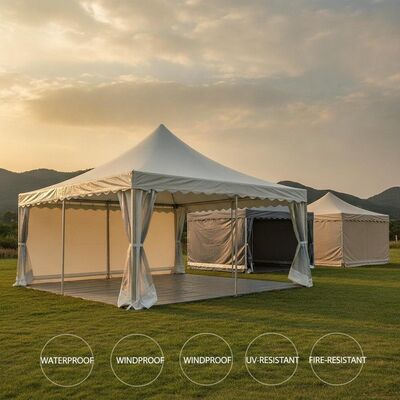 Removable Walls Party Tent Marquees in Various Sizes - Waterproof/ Windproof/ UV-resistant/ Fire-resistant