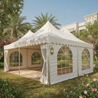 Connecteurs galvanisés en PVC ignifuge pour les célébrations du jardin du Qatar